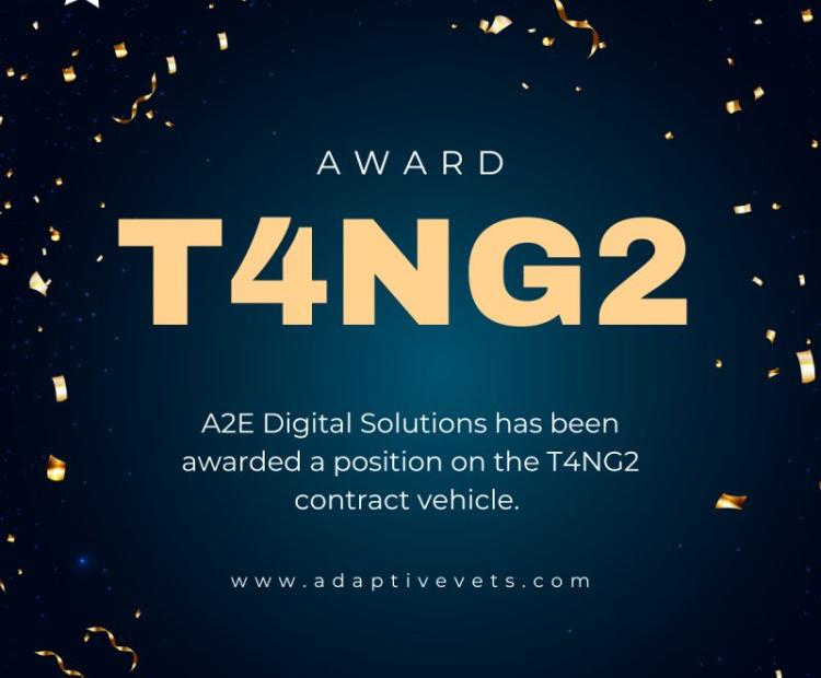 AdaptiveVets Solutions (via A2E Digital JV) Wins Spot on VA’s T4NG2 Contract!