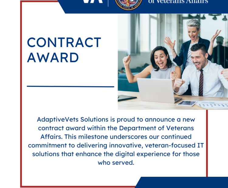 AdaptiveVets Solutions Awarded Tracking Continuing Education Applications (TCEA) Programming Support Prime Contract