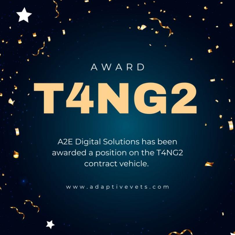 AdaptiveVets Solutions (via A2E Digital JV) Wins Spot on VA’s T4NG2 Contract!